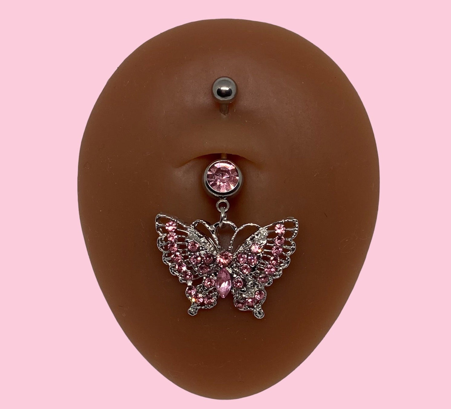 Big Butterfly Belly Ring