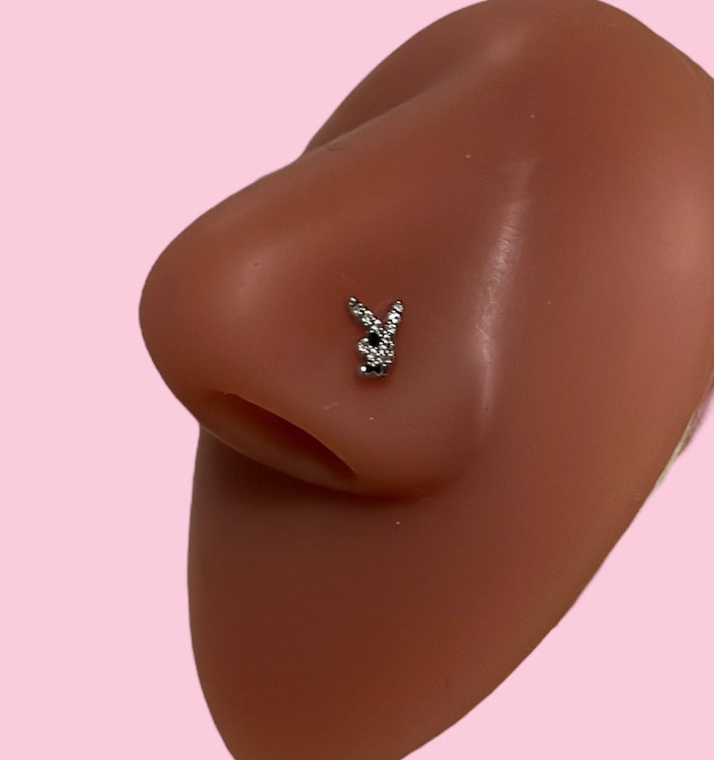 Bling Bunny Nose Stud