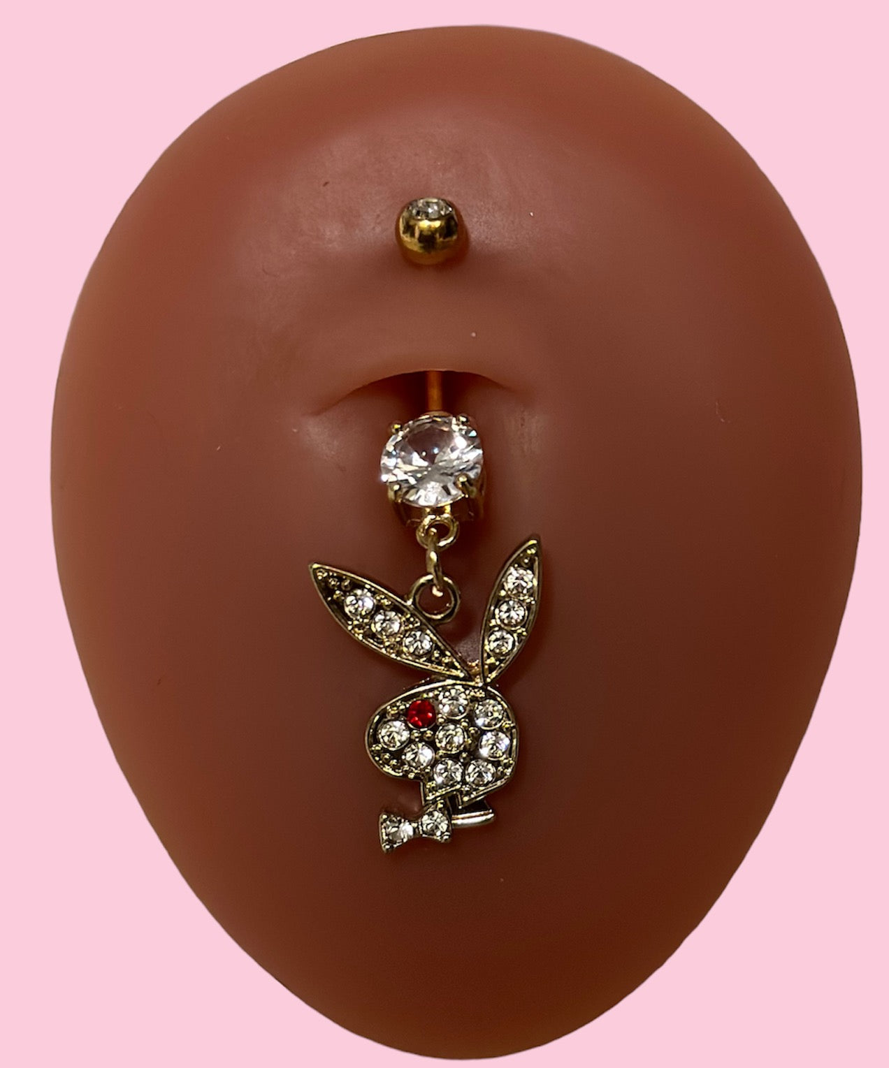 Icy Bunny Belly Ring